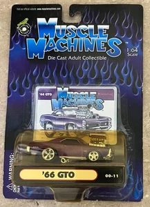 2000 Muscle Machines Purple ‘66 Pontiac GTO 1:64 Die-Cast 00-11 - Picture 1 of 3