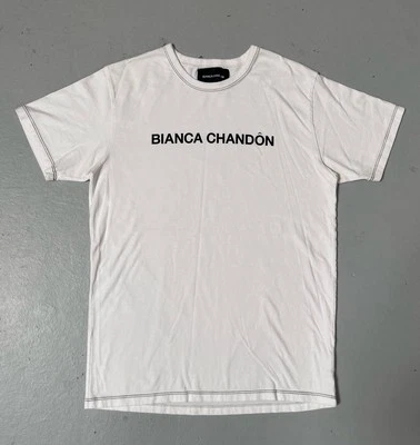 Camiseta Bianca Chandon Alex Olson Clásica Logo Skateboarding Hecha en EE. UU. L  Foto 1 de 4