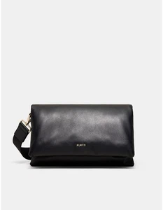 Mimco Puffy Leather Mini Crossbody Bag Black BNWT RRP $229 - Picture 1 of 8