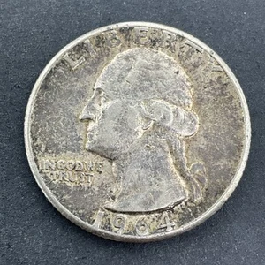 1964 Washington Silver Quarter 90% - Picture 1 of 2