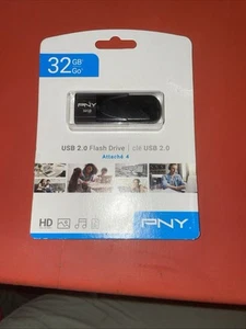 PNY 32GB Attache 4 USB 2.0 Flash Drive - Photo 1/3