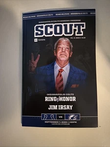Indianapolis Colts Gameday Program 9/7/2025 Jim Irsay vs Miami Dolphins Scout - Picture 1 of 2