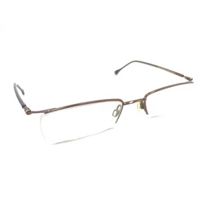Neostyle Vintage College 323 637 Brown Half Rim Eyeglasses Frames 49-18 135 - Picture 1 of 12