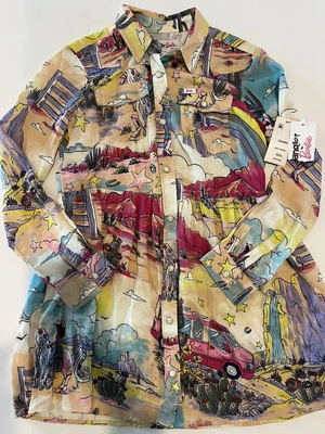 Barbie Wrangler Niñas Vestido Vaquero Occidental Rodeo Talla Grande Nuevo Foto 1 de 4