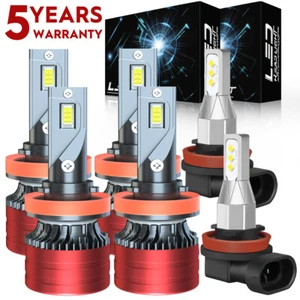 For Cadillac CTS 2008-2013 LED Headlight Bulb High Low Beam Foglight White F5HQC - Imagen 1 de 14