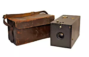 Eastman Dry Plate and Film Company No 2 Kodak String Set Camera with Case & FILM - Picture 1 of 20