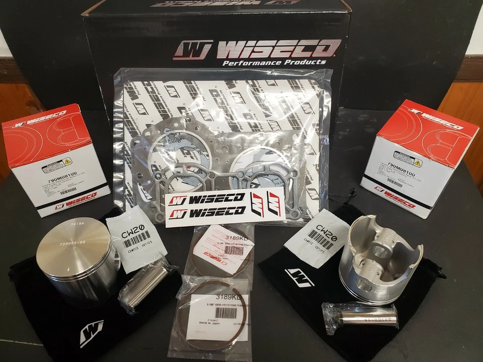 WISECO WK1325 FORGED PISTON KIT WET-JET KRAZE DUO ZX 700 WATER CRAFT POWERSPORTS - Image 1 of 1