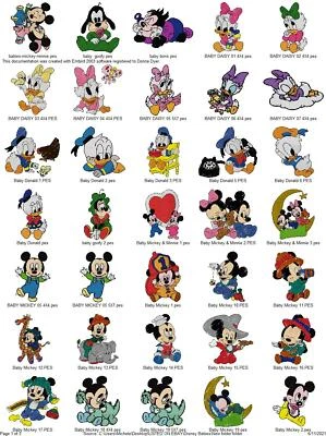 118 BABY ANIMALS EMBROIDERY MACHINE DESIGNS COLLECTION PES JEF HUS DST EXP USB - Image 1 of 4