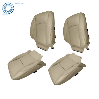 Lexus ES350 For Seat Cover 2007-2012 Driver Passenger Bottom Top Perforated Tan - Image 1 of 4