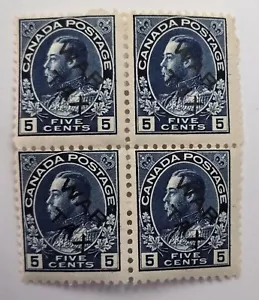 Canada #MR2B Block of 4 - 2 MNH 2 MH Wonderful block - CV $4,000 CDN - Picture 1 of 2