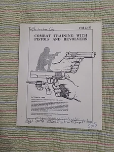 FM 23–35 army combat training with pistols and revolvers Oct 1988 - Picture 1 of 4