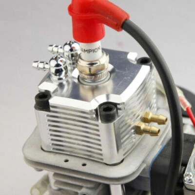90 degree nipple water jacket out for 26cc Zenoah engine -silver rc boat p507 - Image 1 of 4