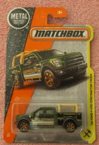 matchbox 15 ford f-150 contractor truck 2017 - Picture 1 of 1