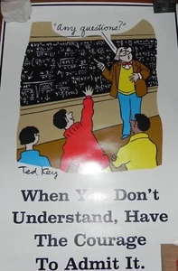 Vintage Motivationsposter von TED KEY! #565 - Bild 1 von 3