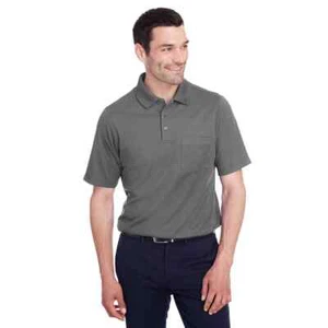 Devon & Jones Men's CrownLux Performance Plaited Polo - Graphite - Size 6XL - Foto 1 di 6