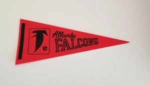 Mini gagliardetto vintage ATLANTA FALCONS NFL 4X9 - Foto 1 di 1