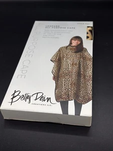 Betty Dain All Purpose water Proof Cape Style 947 Leopard NEW - Picture 1 of 3