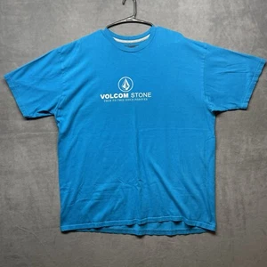 Camiseta Volcom Stone 100% Algodón Azul Talla 2XL XXL Surf Patín Playa Manga Corta - Imagen 1 de 8