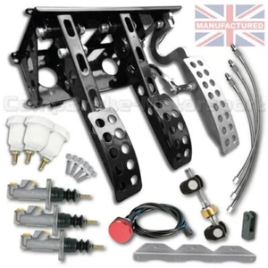 Kit de caja de pedales hidráulicos montados en la parte superior universal - Sportline 3 pedales CMB6667-HYD-KI - Imagen 1 de 8
