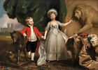 oil painting handpainted on canvas"Prince William and his Elder Sister"@N6041