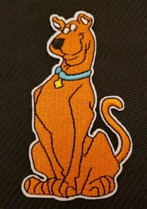 Scooby Doo Cartoon Character Dog Embroidered Iron On Sew-On Patch 3.5" x 2" 0176 - Picture 1 of 4