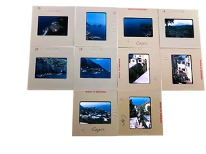 Lote de 10 diapositivas fotográficas CAPRI 1965 35mm ITALIA MAR TIRRENO - Imagen 1 de 6