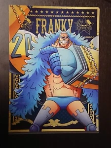 One Piece Franky Cutty Flam 20th anniversary A4 Clear File Folder Anime - Picture 1 of 2