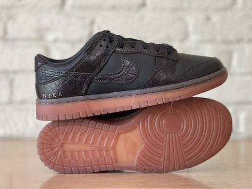Nike Dunk Low SE Velvet Brown Chocolate Croc DV1024 010 da uomo taglia 7 donna 8 5