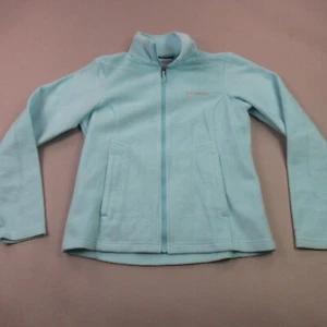 Columbia Jacket Womens Medium Long Sleeve Full Zip Fleece Mint - Picture 1 of 12