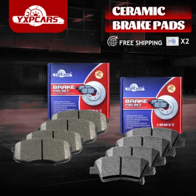 Pastillas de freno delanteras y traseras de cerámica para Hyundai Elantra Kia Forte Soul Foto 1 de 4