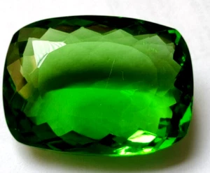 AAA+ 89.00 Ct. Large Green Peridot Cushion Cut Loose Gemstone Gift for Women - Picture 1 of 6