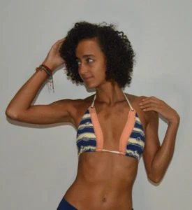 Sperry Top-Sider Women's Knotty & Nice Tall Triangle Bikini Top Size S - Picture 1 of 10