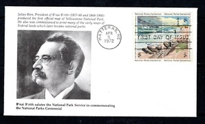 1972 Sc #1448-51 Cape Hatteras First Day Cancel, B'nai B'rith Cachet - Picture 1 of 2