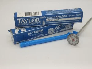 Paquete de 2 - Taylor 6092N lectura instantánea 0 a 220F termómetro bimetálico de bolsillo esfera de 1" - Imagen 1 de 6