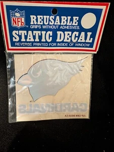 NFL St LOUIS CARDINALS FOOTBALL Window Sticker Decal 80"s - Picture 1 of 2