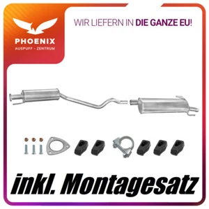 Opel Astra F 1.4 1.6 1.7 (96-98) Fließheck Auspuffanlage Mittel+Endschalldämpfer - Bild 1 von 1