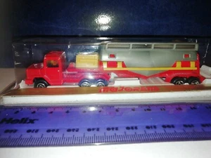 Majorette Magirus No 379 Semi-Truck Tanker Trailer 1:100 mint blister pack M28 - Picture 1 of 6