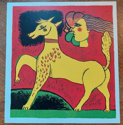 CORNEILLE Serigrafía Original "Fantasía", 1986 / Impresión Original por Corneille Foto 1 de 4