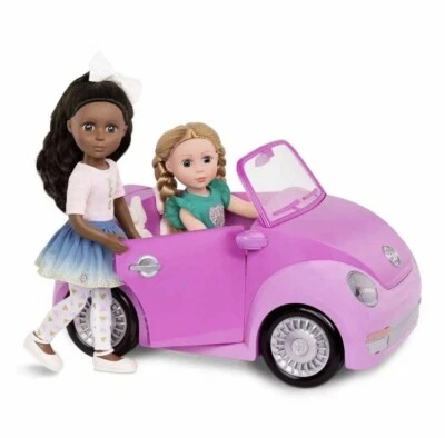Glitter Girls Convertible Car - Purple - NEW