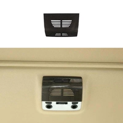 For BMW 3-Series Carbon Fiber Rear Reading Light Frame Cover Trim E90 2005-2012 - Image 1 of 4