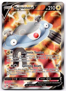 Magnezone V 175/196 SWSH Lost Origin Full Art Ultra Rare Pokemon Card - NM - Afbeelding 1 van 2