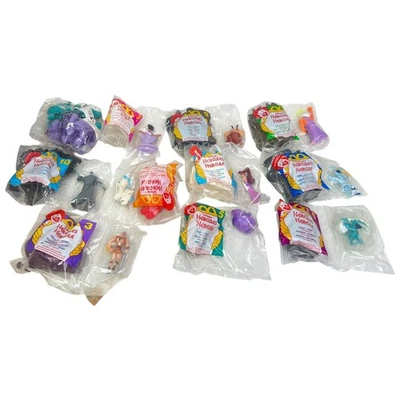 McDonald's Happy Meal Hércules Juego Completo de 10 Peluches Pain Panic Disney Sellado Foto 1 de 4