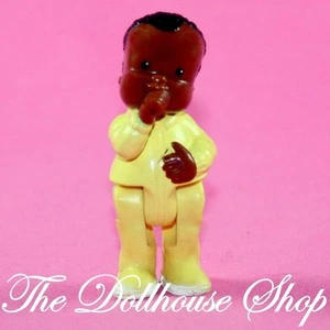 Fisher Price Loving Family Dream Dollhouse African American Yellow Baby Boy Doll - Picture 1 of 2