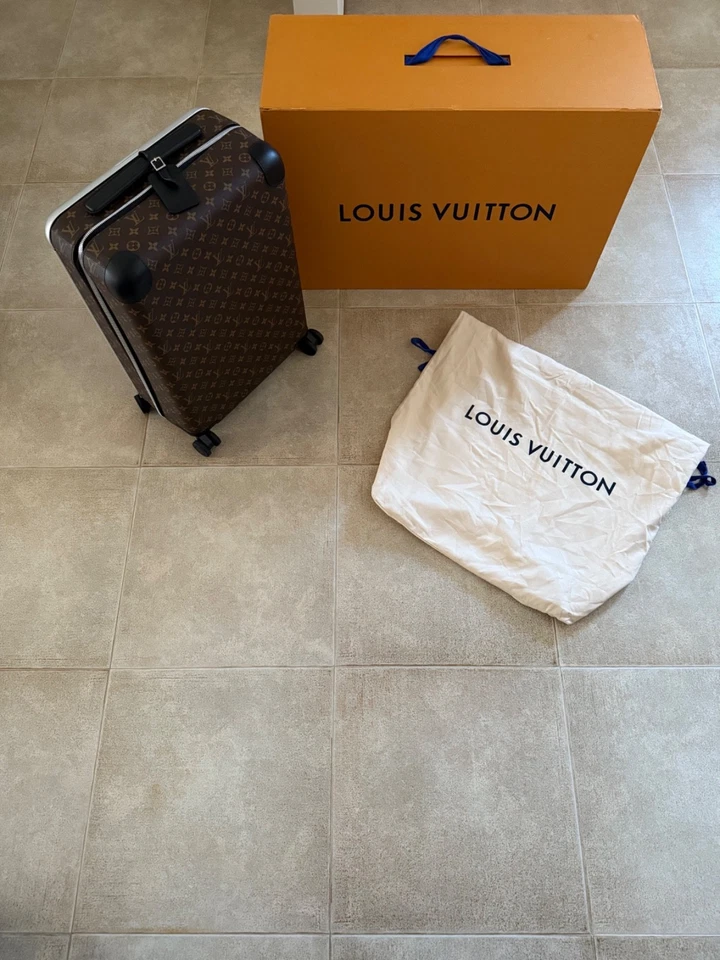 Louis Vuitton HORIZON 55 Trolley Monogram Macassar 100% Authentic M20294 - Image 1 of 4