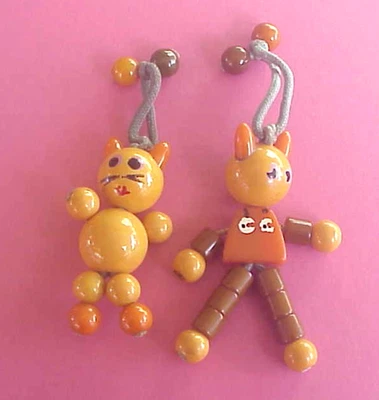 Juguetes de colección para mamá y bebé gato, baquelita bebé cuna y dentición de Tykie & Binkytoy Foto 1 de 2