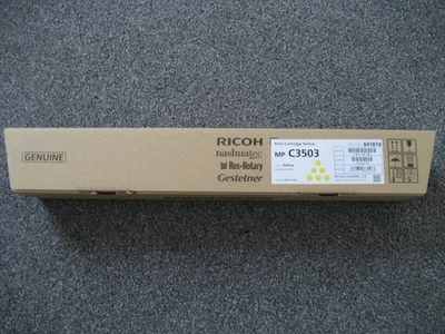 Ricoh (841818) Yellow Laser Cartridge Toner MP C3503 - Genuine Grade A RRP £130 - Image 1 of 4