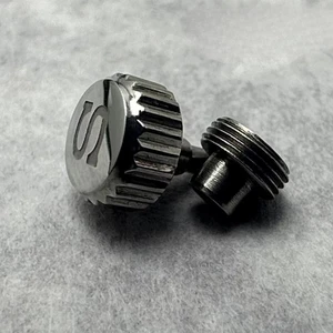 Silberne S Logo Uhrenkrone für NH34 NH35 NH36 Uhrwerk hochwertige Teile - Bild 1 von 10