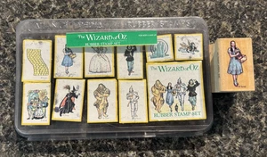 Wizard of Oz All Night Media set completo di timbri in gomma con timbro extra vintage - Foto 1 di 15