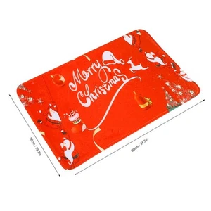 Christmas Pattern Non Slip Absorbent Floor Mat for Home Kitchen Bathroom Decor - Picture 1 of 9