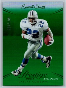 Emmitt Smith 2024 Panini Prestige Xtra Points Premium Green /199 #83 - Afbeelding 1 van 2